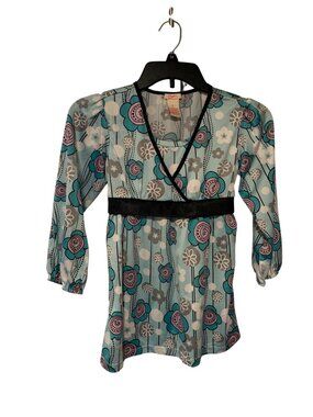 Vintage y2k Candies Girls Size Large Long Tunic Top Shirt Short Dress Empire Wai